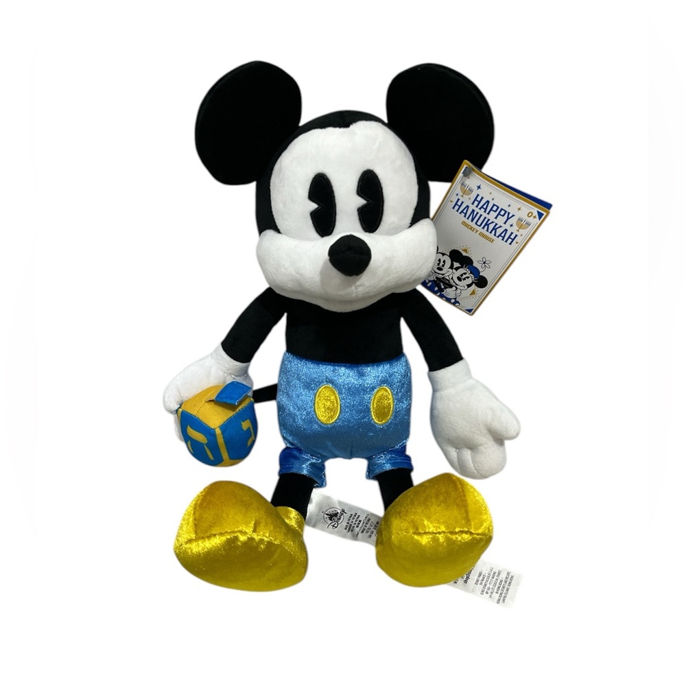 Hanukkah Mickey Mouse Plush with Dreidel!